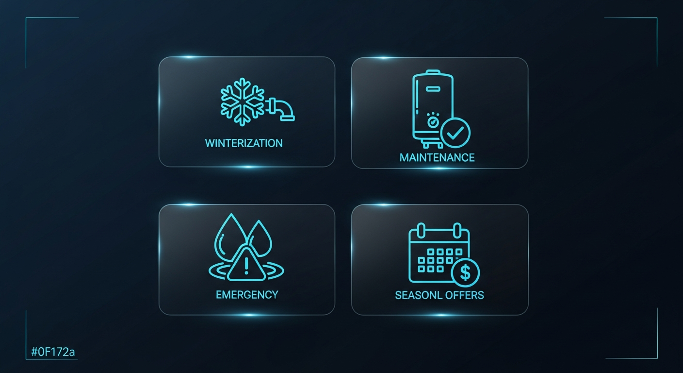 Four types of newsletter content for plumbers