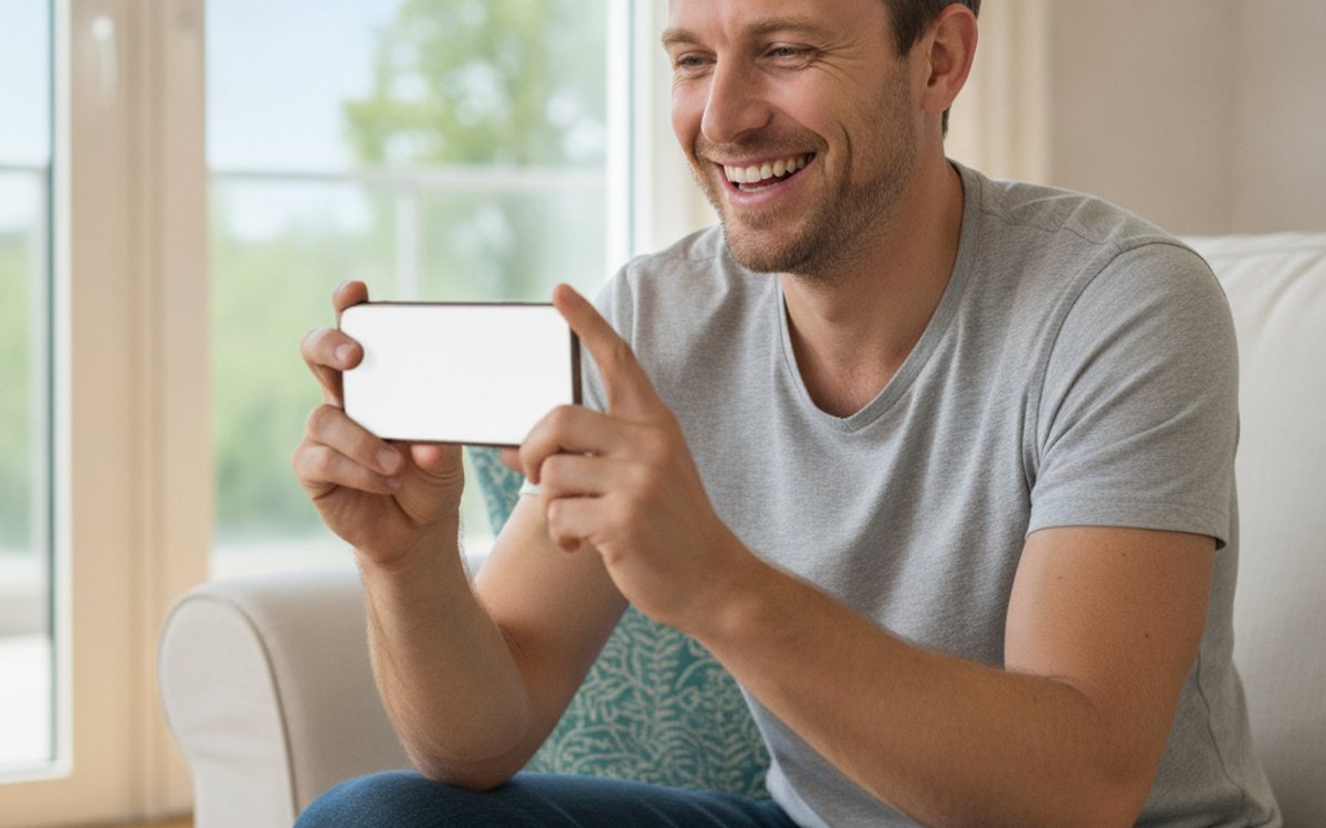 A creator enjoying a fresh, relevant Instagram feed after resetting the algorithm