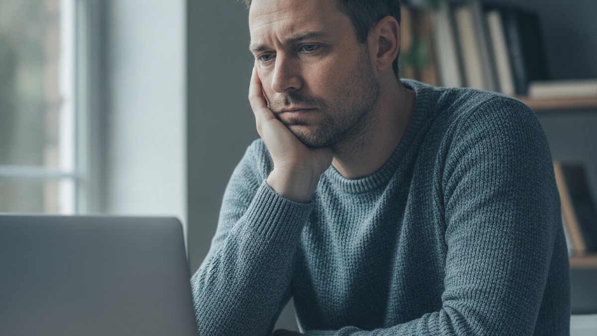 A coach staring at an inbox of unanswered cold outreach