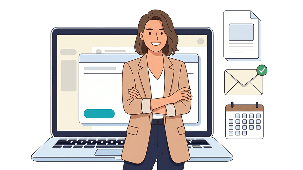 Coach building an email funnel with Nautilus